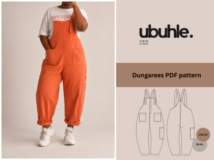 Oversized Dungaree Sewing Pattern