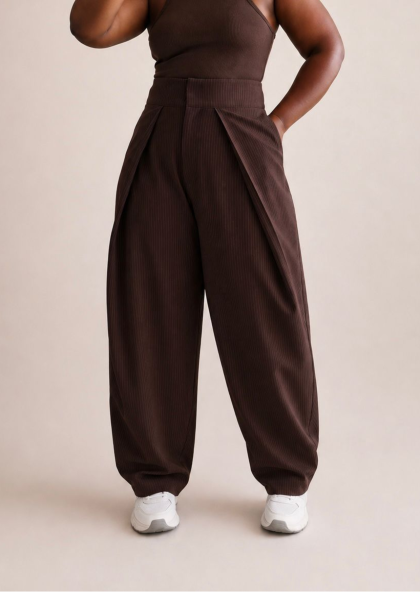 Pleated barrel pants | Babalwa